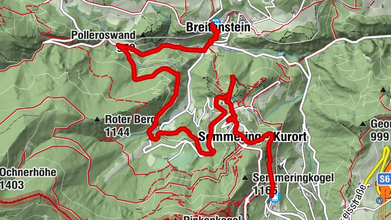 Breitenstein - Ghega Haus - Adlitzgraben - 20 Schilling - Semmering