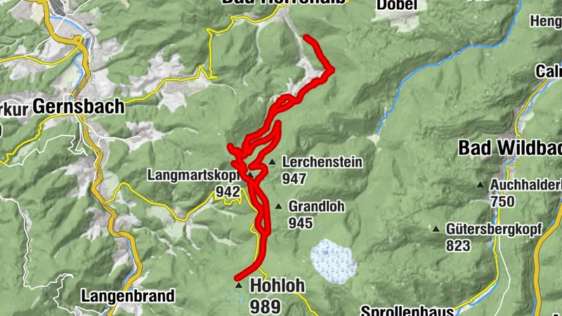 Herrenalb Kaltenbronn und Böck