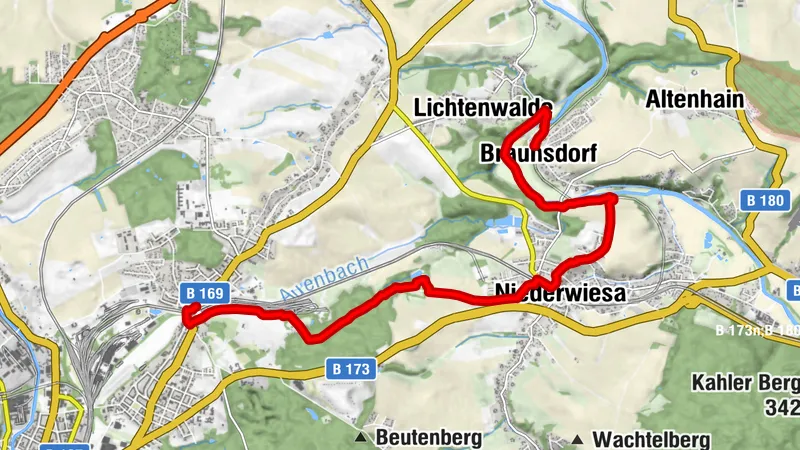 Himmlische Natur & Herzklopfen für Eisenbahnfreunde - von Braunsdorf über Niederwiesa nach Chemnitz-Hilbersdorf