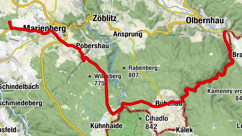 Stoneman Miriquidi Road Etappe 03 Drei-Brüder-Höhe (Marienberg) -Saigerhütte Olbernhau