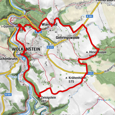 Felsenidylle und Kammblick (Wolkenstein)