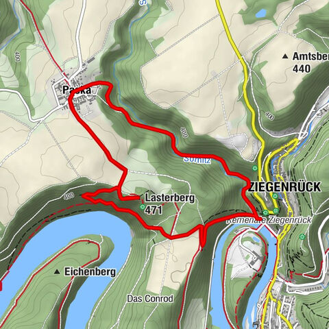 Von Ziegenrück zur Fernsicht