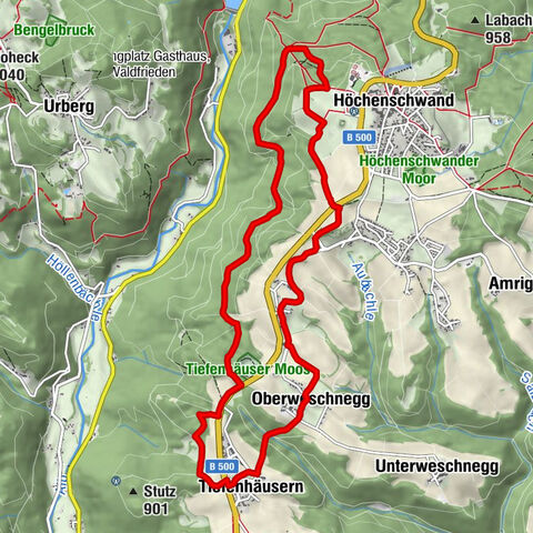 Schinkenweg (Beginn in Tiefenhäusern)
