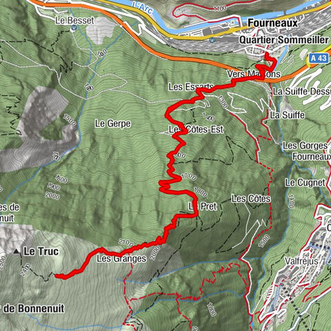 Wanderungen zu den Chalets von Arplane