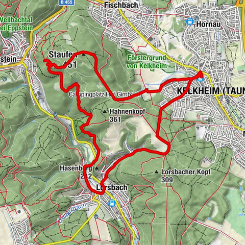 Taunusrukde von Kelkheim über Eppstein