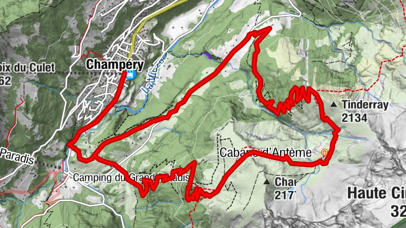 Champéry - Seen von Antème