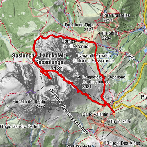Langkofel-Umrundung