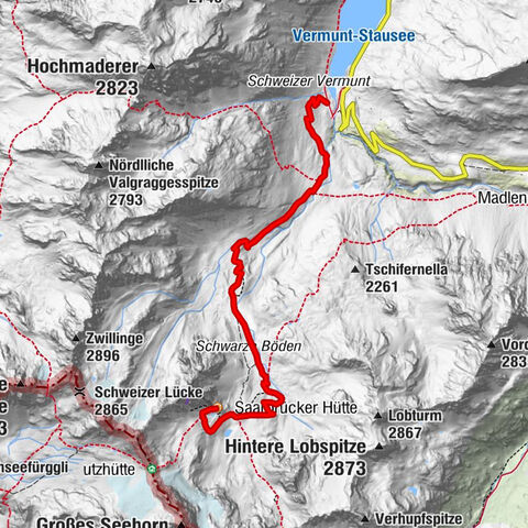 Hüttentour Silvretta - Vermuntsee bis Saarbrücker Hütte