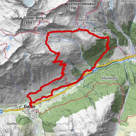 Sonnenkogel - Friedrichshafener Huette