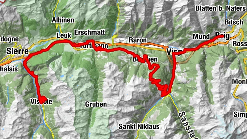 Wallis Velo Tour: Brig - St.Luc Anniviers (Etappe 5)