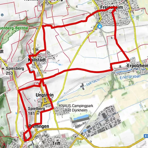 Weinwanderung: Freinsheim - Erpolzheim - Bad Dürkheim - Kallstadt