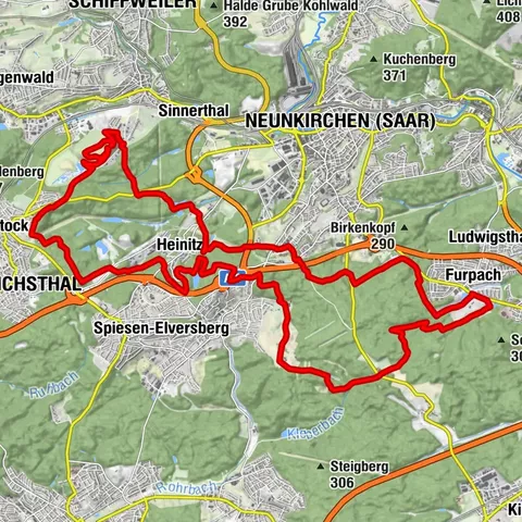 Mountainbike-Tour 3 - Tour Berghalde Reden