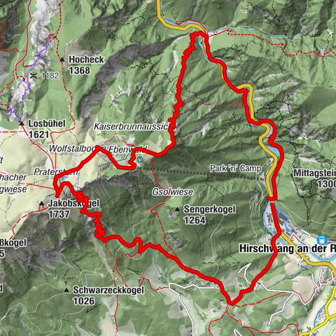 Raxgebiet: Brandschneide