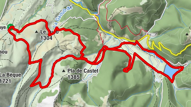 Mountainbike-Strecke Nr. 19 – Der Courtau des Esclozes