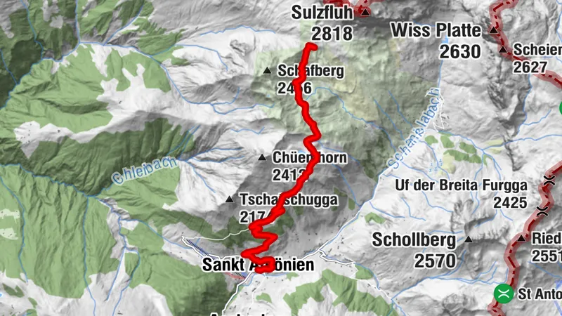 Via Alpina - Montafon -  Carschinahütte bis St. Antönien