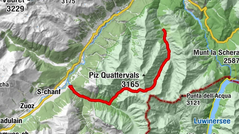 Nationalpark: Fuorcla Val Sassa