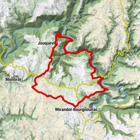 Strecke Nr. 2 (schwarz) MTB - Die wilde Flucht