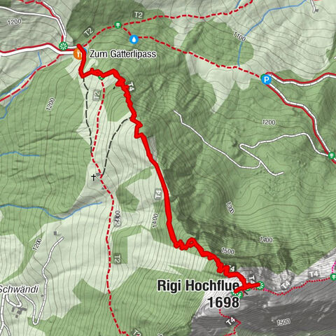 Gätterlipass to Rigi Hochflue