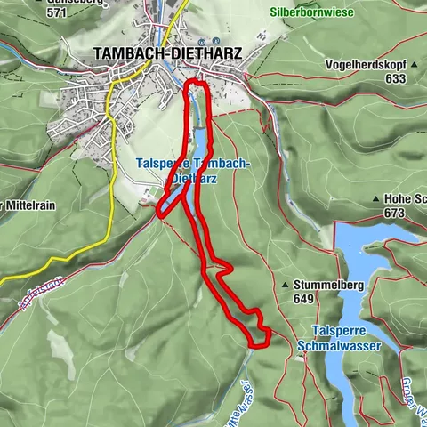 Rundwanderung "Alte Tambacher Talsperre", Tambach-D., Thüringer Wald