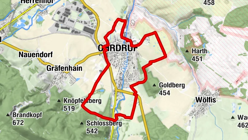 Rundwanderweg - "Panorama Rundweg" - Ohrdruf - Thüringer Wald