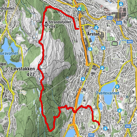 NO-Bergen: Fantoft-Løvstakken-Wergeland