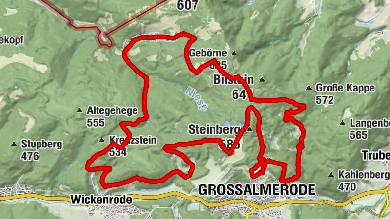 MTB-Park Werratal Route 2: Schwarzenberg-Route