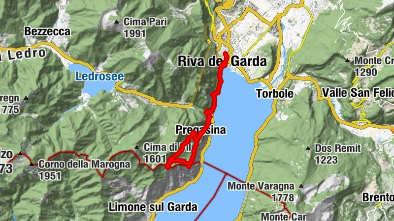 Ponale - Larici - Rocchetta