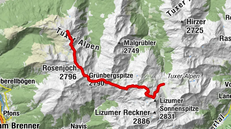 München - Venedig: Von der Glungezer-Hütte zur Lizumer Hütte
